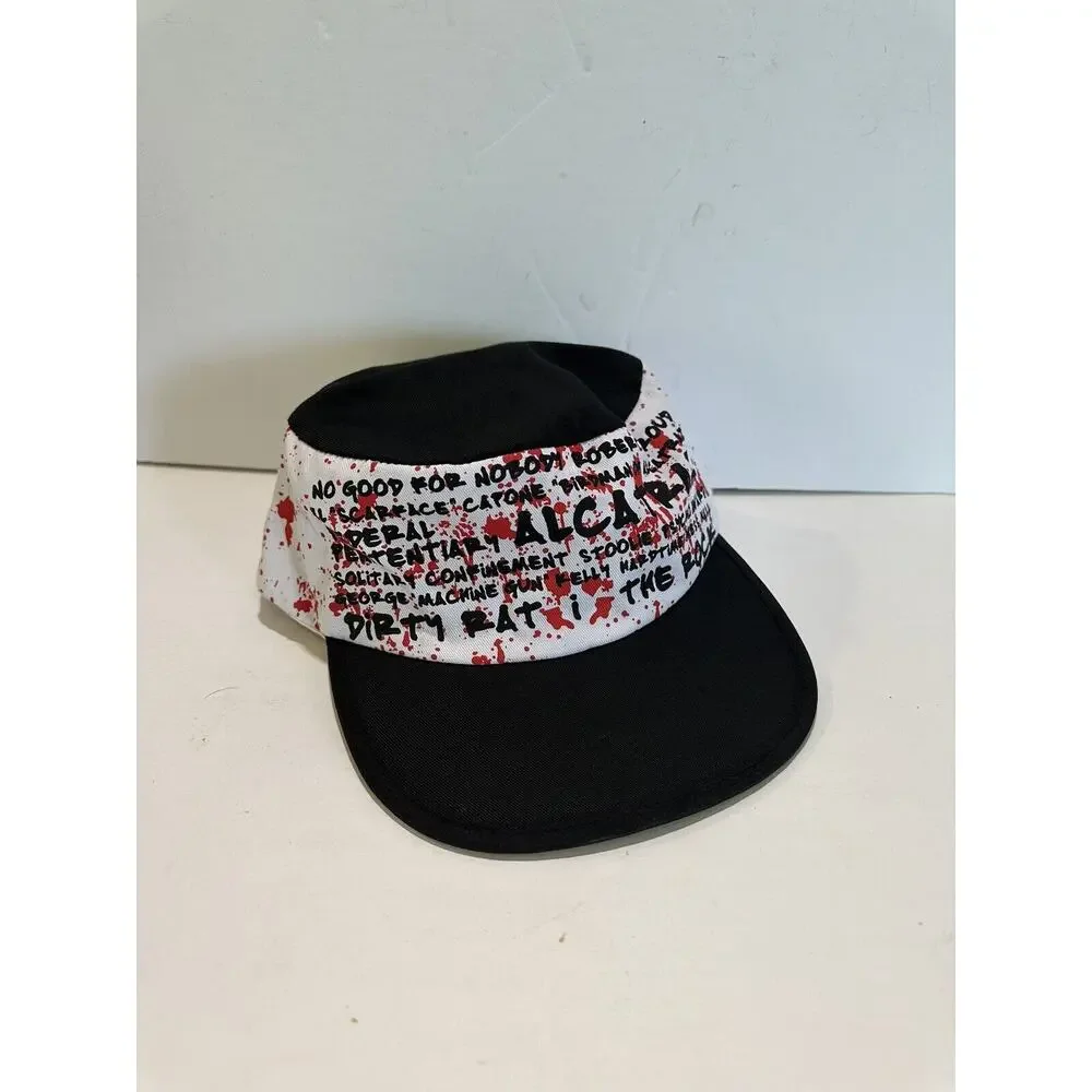 Vintage Alcatraz Federal Penitentiary‎ Snap Back Hat Cap red black White